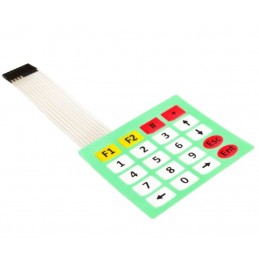 4x5 Keypad Mebran Ok Enter F1 F2 Özellikli