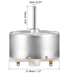 RS500 10.000 Devir 12v DC Yüksek Devirli Motor