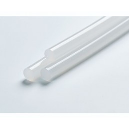 İnce Silikon Çubuk Şeffaf Beyaz Mum Sıcak Silikon 7.4x300mm