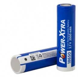 18650 2000ma PowerXtra Lityum Pil 3.7Volt Lipo Lityum
