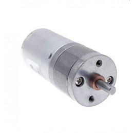 1000rpm 25mm 12volt Redüktörlü Motor Robotik Güçlü Motor