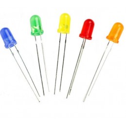 5mm Mat led Diyot Kırmızı Sarı Mavi Yeşil Farklı Renklerde 5mm led