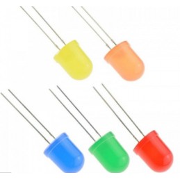 10mm Mat Led Kırmızı Sarı Mavi Yeşil Farklı Renklerde