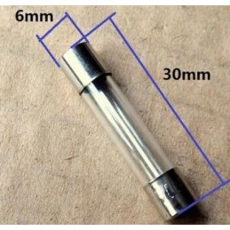6x30 Büyük Cam Sigorta Farklı Amperlerde Seçmeli