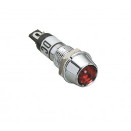 Led Tipli 12V DC Kırmızı Neon Lamba n762p Vidalı 7mm