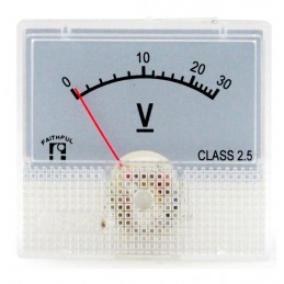 Voltmetre 48x45mm EKRAN 44x25mm 0-30v