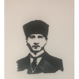 3d Baskı Atatürk Portresi 23x16cm