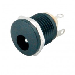 Dc Şase 2.5mm Yuvarlak Somunlu Jak 12mm Kalın İçli ic258 Adaptör Dişisi