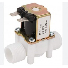 12V DC NC Plastik Su Solenoid Valf Normalde kapalı