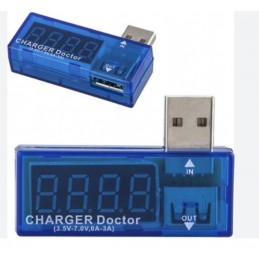 USB Akım Ölçer Dijital Mobil Voltaj ve Akım Test Aleti Şarj Doktoru