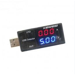 Usb Voltaj Akım Ölçer Usb Doktoru VoltAmmeter Test Aleti