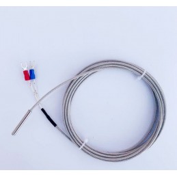 K tipi Thermocouple Kablolu 800C 1metre Yüksek Sıcaklık Probu