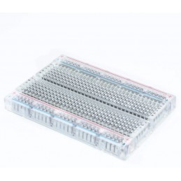 400 Delik Şeffaf Breadboard Devre Tahtası Orta Boy