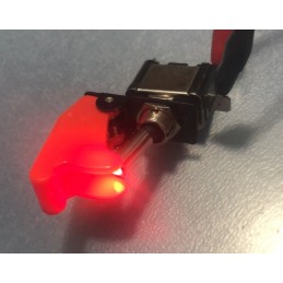 Ledli Toggle Switch 12volt 12v Aircraft NOS Nitro Araç ic151a Switch Mandal Kapak Hariçtir