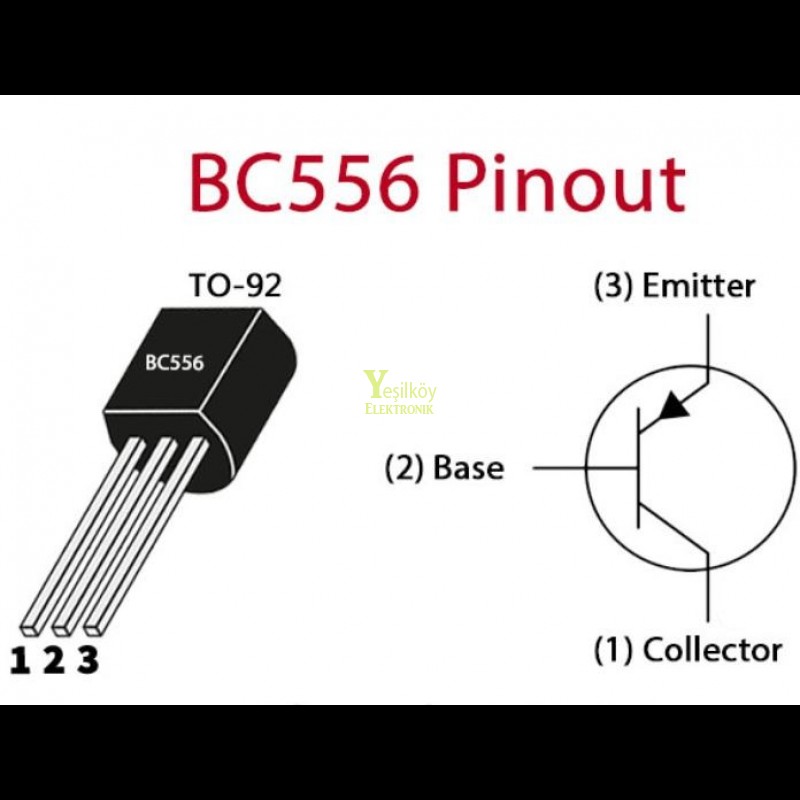 Bc556 Transistor PNP TO92