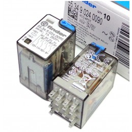 55.34 Finder röle 12v Röle 250v 7a 14bacak