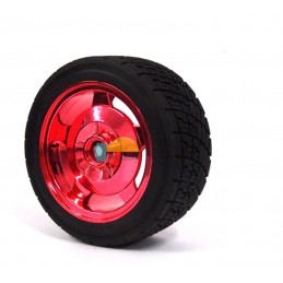 83mm Hobi Kendin Yap Tekerlek Robot Tekerlek Arge Ürünü Arduino Robotik Araba Tekerleği