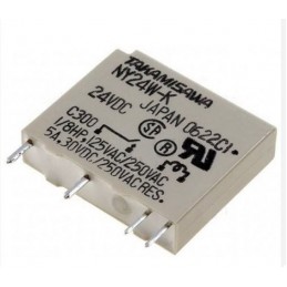 Takamisawa NY24W-K 24V 5Amper Slim PLC Kontrol Rölesi Yassı Kombi Rölesi FUJITSU