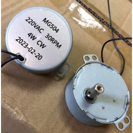 220v 30rpm Tek Yön Cw 4W Dişli Ağır Devir Motor Ac Tip