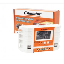 Amistar 12-24V 20A Digital Otomatik Solar Şarj Regülatörü GFK-2012 Karavan Ev