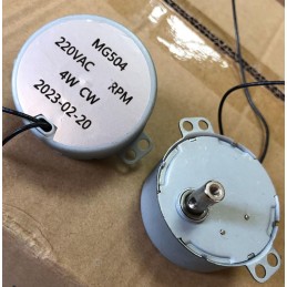 220v 10rpm Tek Yön Cw 4W Dişli Ağır Devir Motor Ac Tip