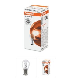 12V Osram Çift Duy Park Fren Işığı P21 5W Blistersiz 7528L 1Adet