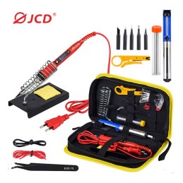 JCD 80W Isı Ayarlı Kalem Havya Seti Full Meslek Lisesi Amatör Profesyonel Hobi