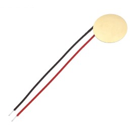 20mm Kablolu Piezo Buzzer Yaprak Buzzer PiezoElektrik Malzeme Basınca Elektrik Üreten
