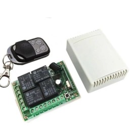 Kutulu 12v 10amper 4kanal Kumanda Seti Takım 433mhz Bariyer Abajur