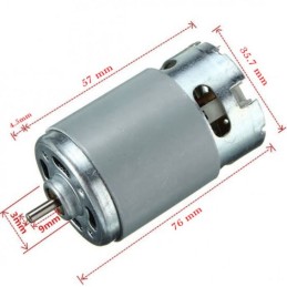 37mm DC Motor 57x37mm 19000 Devir Matkap Motoru rs550
