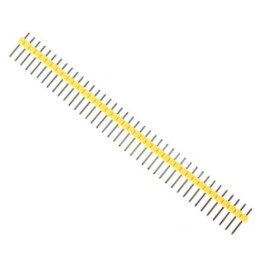 40pin header Mavi Sarı Renk Seçmeli 1x40 Pin Header 40 Pin 2.54mm 180 Derece