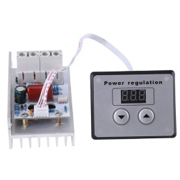 10000w 220v Dimmer Max 80A Voltaj Ayarlama Ekranlı Işık Hız Sıcaklık Ayarı