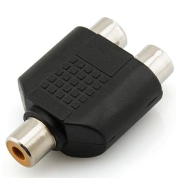 2Rca Dişi 1 Rca Dönüştürücü Ara Jak Jack 2 rca female to Rca Female