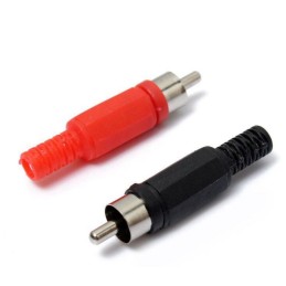 RCA Plastik Erkek Jack Jak Rca Ses Jakı Kırmızı Sarı Siyah Seçmeli
