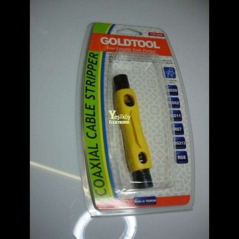 Goldtool coaxial kablo soyucu Goldtool coaxial kablo soyucu