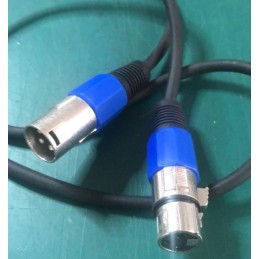 XLR 3pin Erkek Dişi Kablo Ses Robot Kablosu 3metre Mikrofon Kablosu