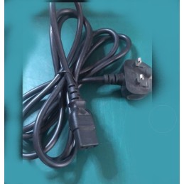 Ingiliz UK Power Kablo 3pin Dişi Siyah 2.5metre
