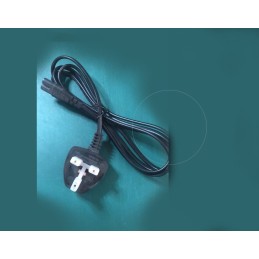 Ingiliz UK Power Kablo Traş Makinası Tip Dişi Siyah 1.8metre Siyah C7