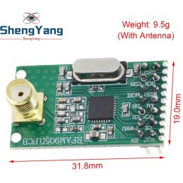 nrf905se Wireless Modül 433mhz 868mhz 915mhz
