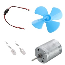 Rüzgar Enerjisi ile Led Yakan Dinamo Motor