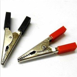 Eko Akü Maşası Küçük Boy Kırmızı Siyah Seçmeli 5cm Arkası Lehim Tipli