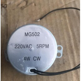 220v 5rpm Tek Yön Cw 4W Dişli Ağır Devir Motor Ac Tip