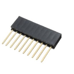 10pin Dişi Uzun Bacak 2.54mm 11mm Pin Header