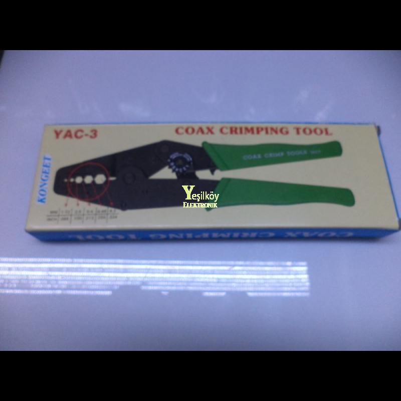 YAC-3 Coax BNC Sıkma Pensesi YAC-3 Coax BNC Sıkma Pensesi