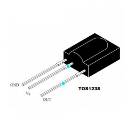 TSOP 1238 Foto Module Alıcı 38khz RF Alıcı Sensör tsop1238