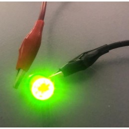 12v Ba9 Geçmeli DC Papatya Led Ampül 1Adet Yeşil Renk Noktalı Güzel Görüntü