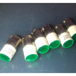 12v Ba9 Geçmeli DC Papatya Led Ampül 1Adet Yeşil Renk Noktalı Güzel Görüntü