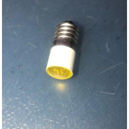 12v e10 Vidalı DC Papatya Led Ampül 1Adet Sarı Renk Noktalı Güzel Görüntü