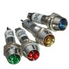 Sinyal Lambası 8mm Metal 12v Kırmızı Yeşil Sarı Mavi Seçmeli Metal Yuvalı Led