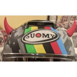 Motorsiklet Kask Boynuz 2li Takım Küt Uçlu 44mm Boy